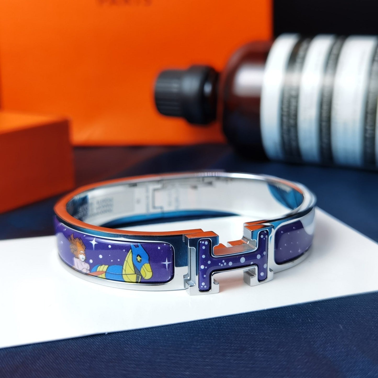 [CharmAmor]H STAR AND MOON BRACELET 12MM