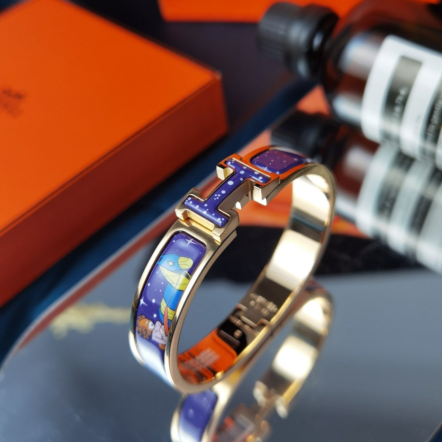 [CharmAmor]H STAR AND MOON BRACELET 12MM