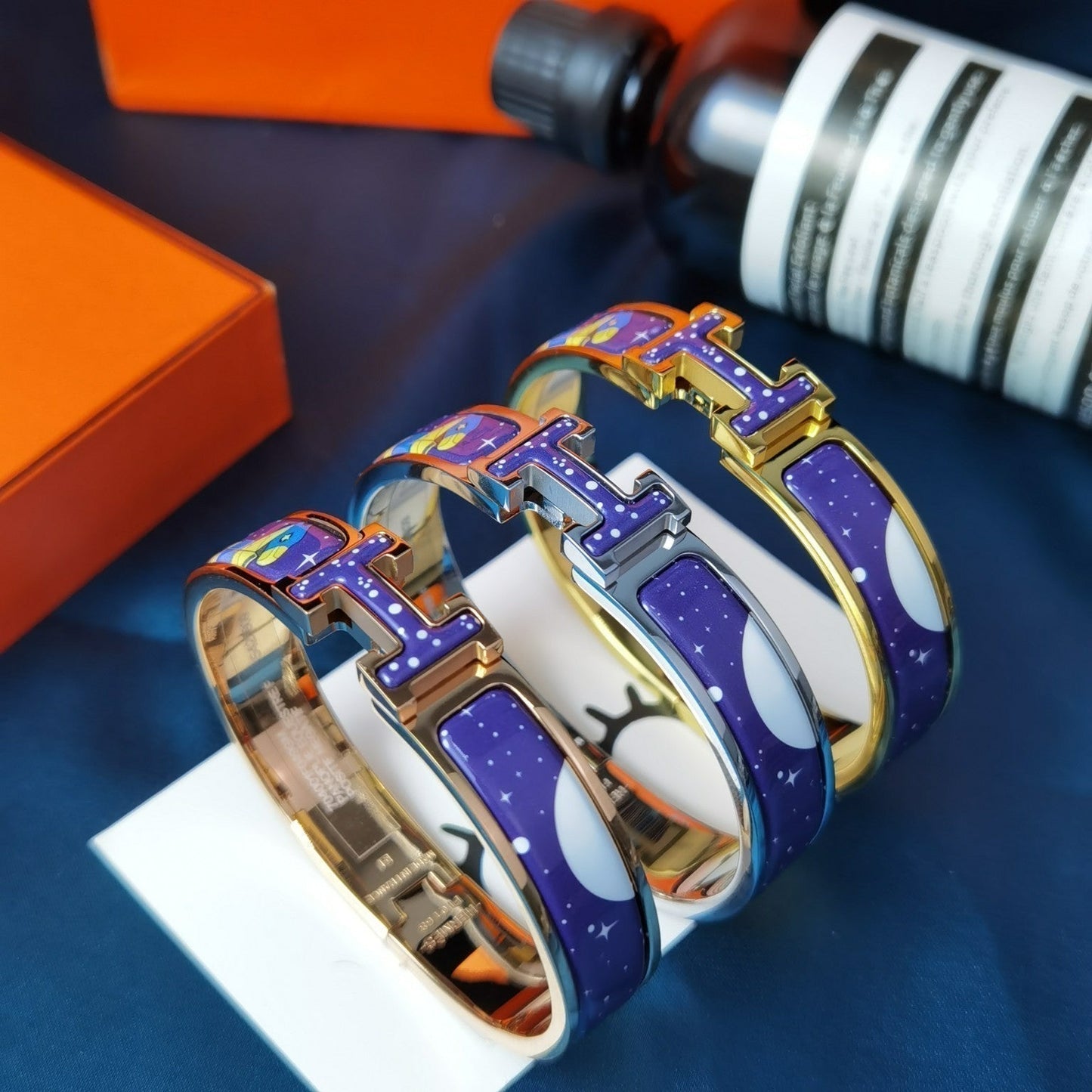 [CharmAmor]H STAR AND MOON BRACELET 12MM