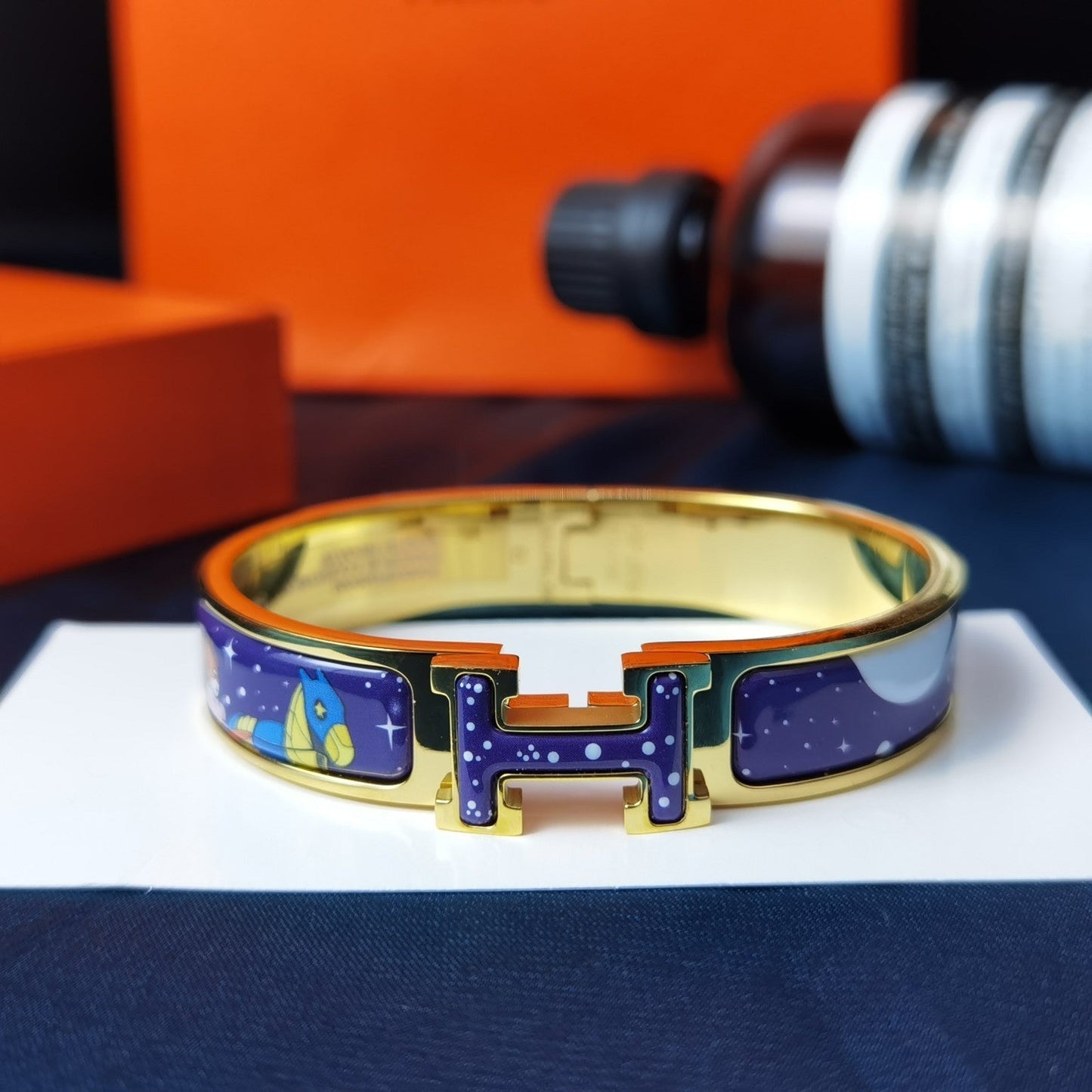 [CharmAmor]H STAR AND MOON BRACELET 12MM