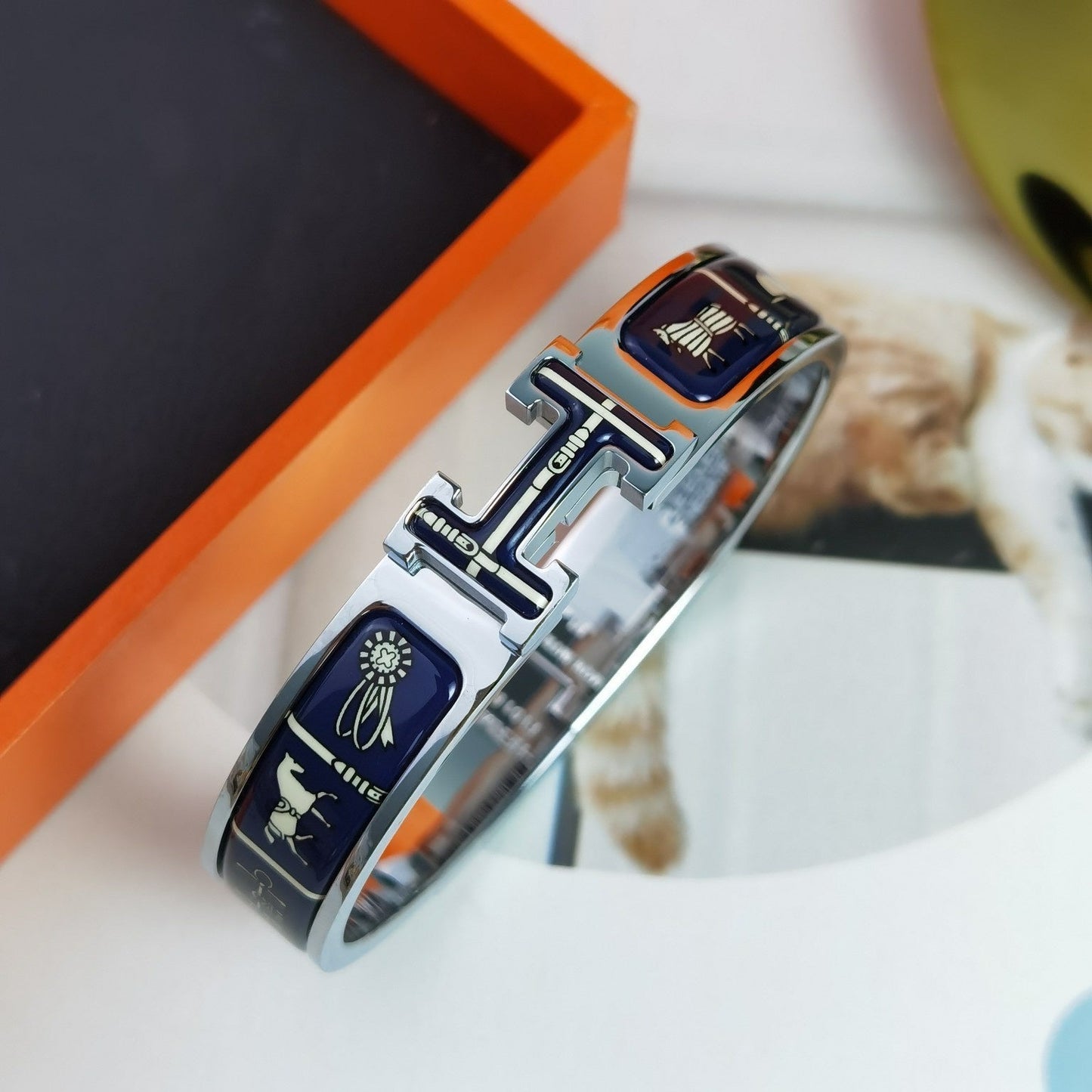 [CharmAmor]H COUVERTURES DARK BLUE BRACELET