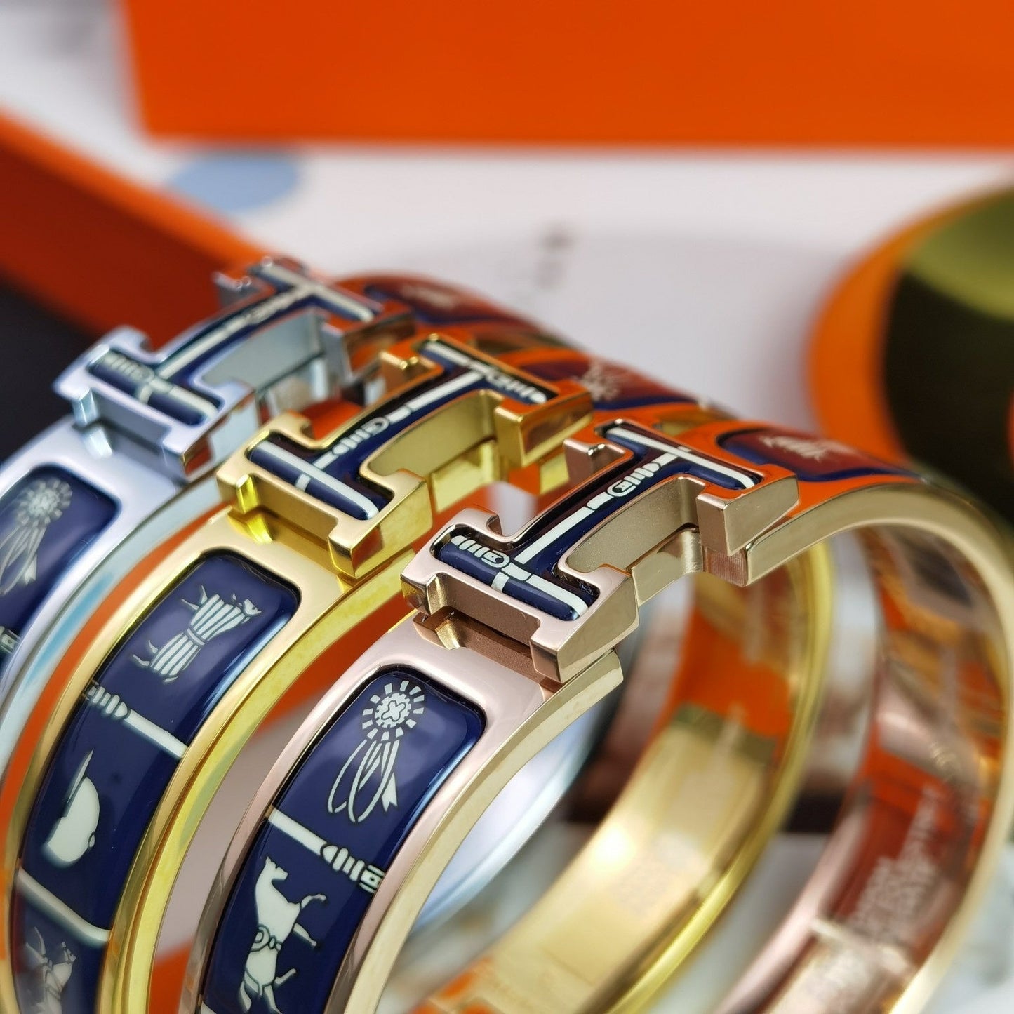 [CharmAmor]H COUVERTURES DARK BLUE BRACELET