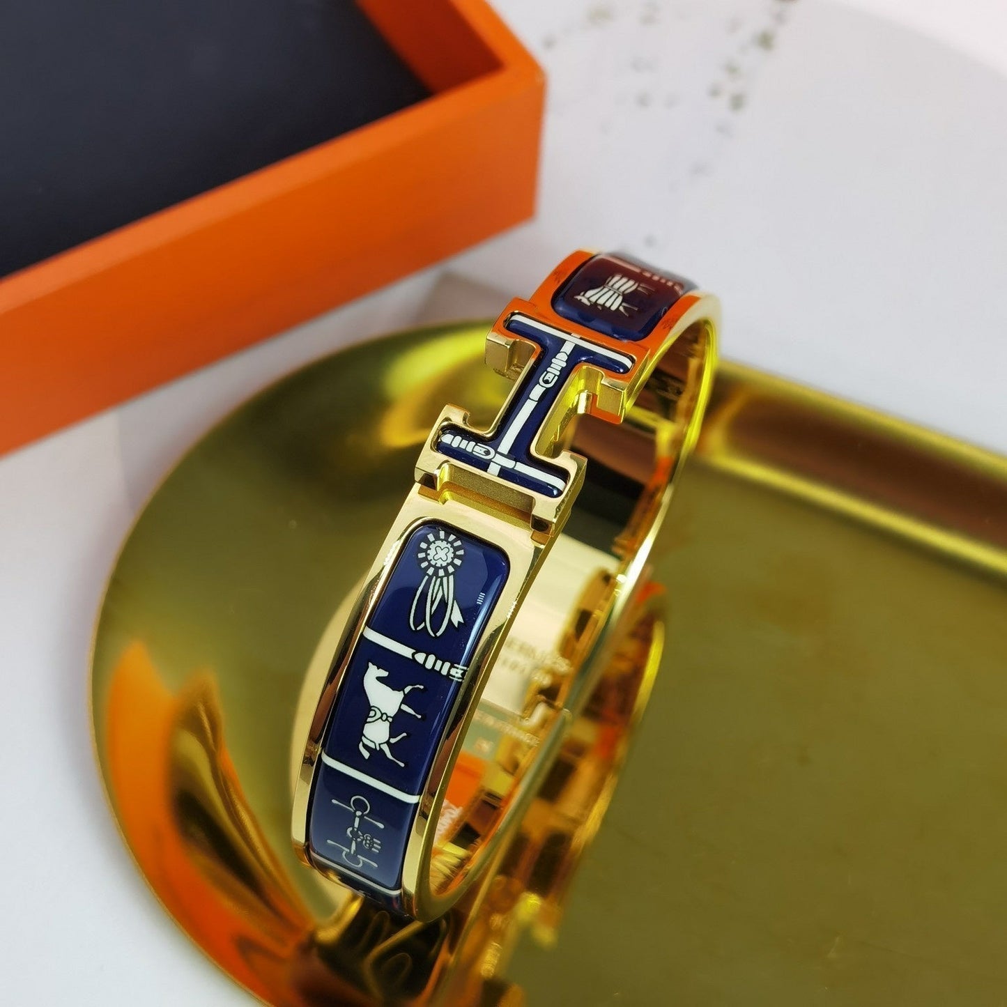 [CharmAmor]H COUVERTURES DARK BLUE BRACELET