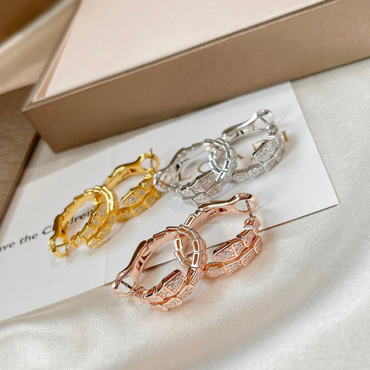 [CharmAmor]SERPENTI EARRINGS DIAMOND