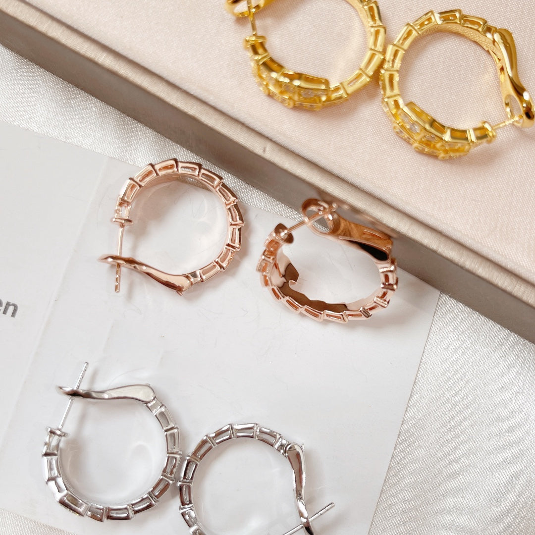 [CharmAmor]SERPENTI EARRINGS DIAMOND