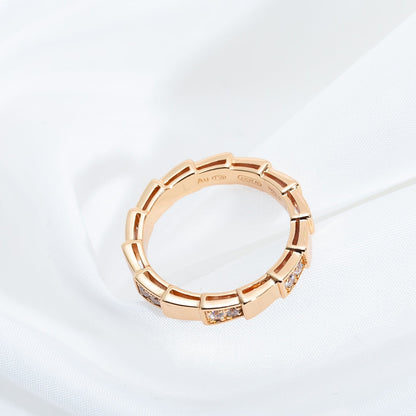 [CharmAmor]SERPENTI RING PINK GOLD  3MM