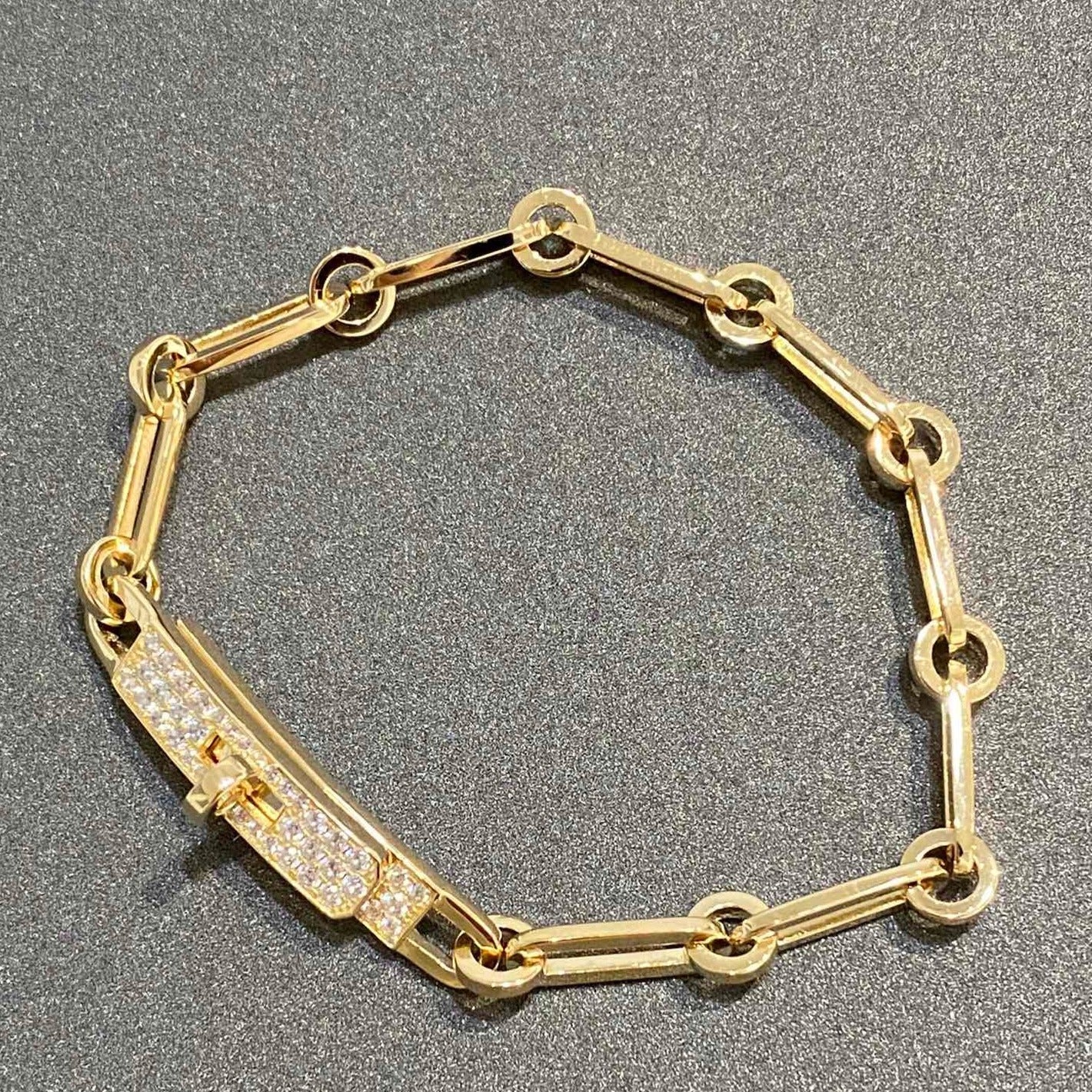 [CharmAmor]CHAINE BRACELET SMALL MODEL DIAMOND