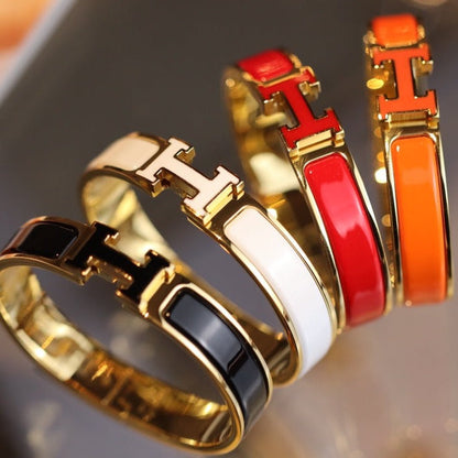 [CharmAmor]H BRACELET 12MM GOLD