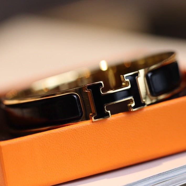 [CharmAmor]H BRACELET 12MM GOLD