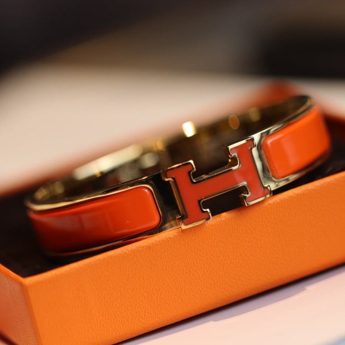 [CharmAmor]H BRACELET 12MM GOLD