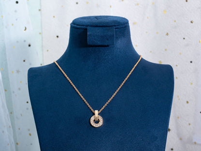 [CharmAmor]GARI NECKLACE PINK GOLD DIAMOND