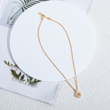 [CharmAmor]GARI NECKLACE PINK GOLD DIAMOND