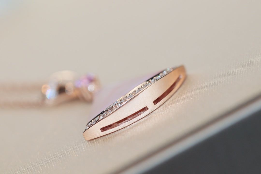 [CharmAmor]DREAM NECKLACE PINK MOP DIAMOND