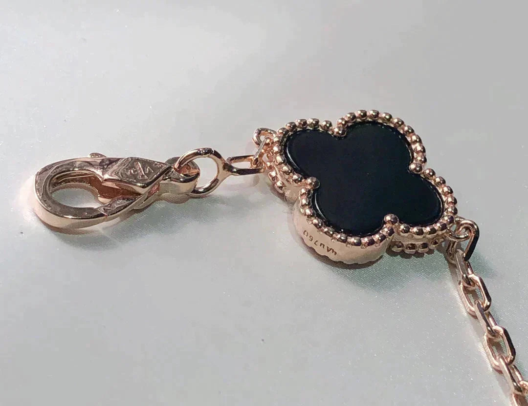 [CharmAmor] CLOVER 5 MOTIFS MULTICOLOR BRACELET
