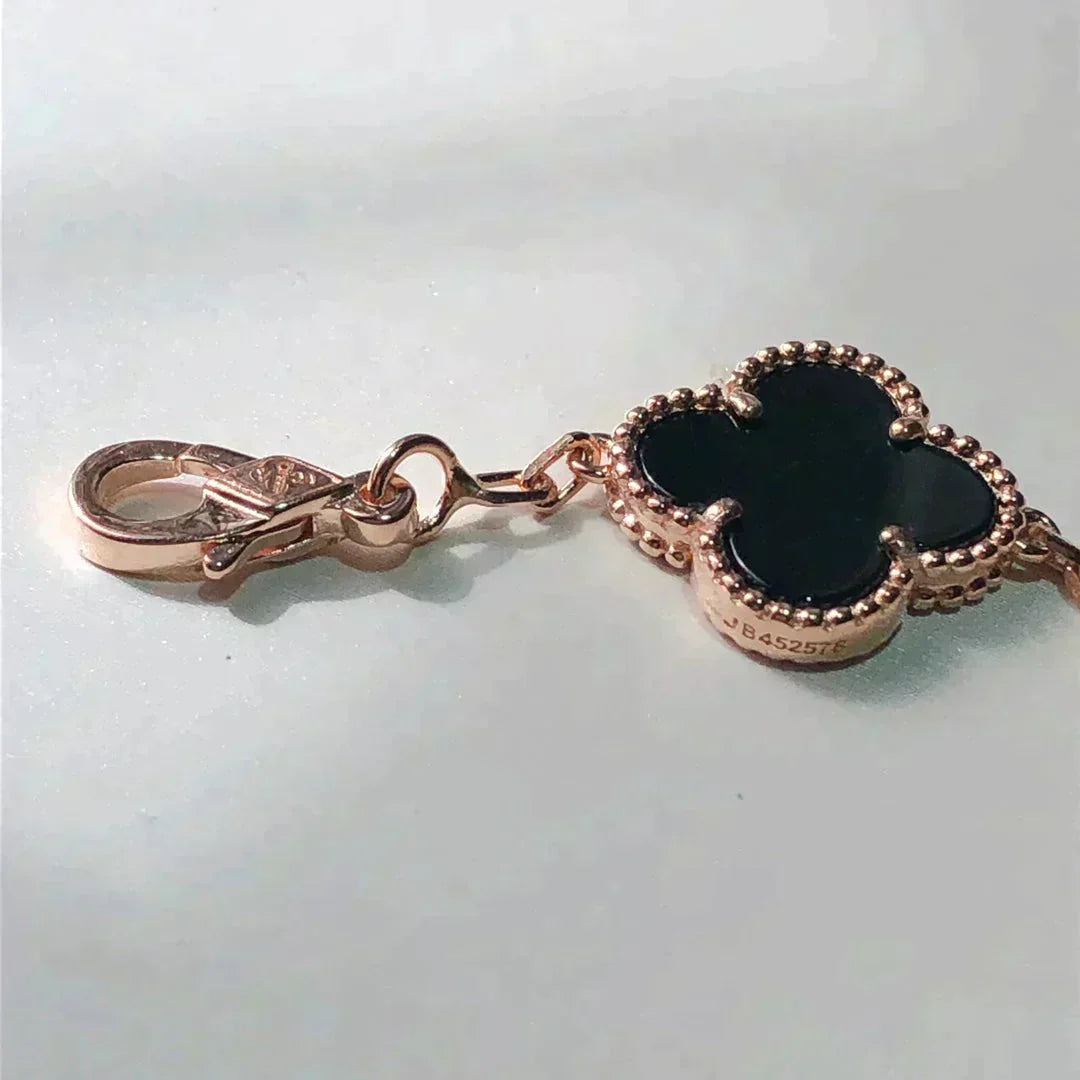 [CharmAmor] CLOVER 5 MOTIFS MULTICOLOR BRACELET