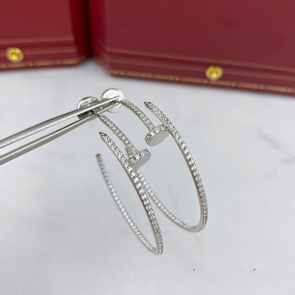 [CharmAmor]JUSTE EARRINGS FULL DIAMONDS 1.8MM