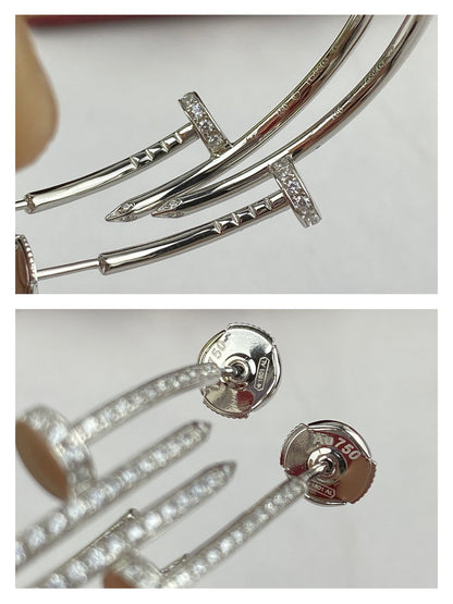 [CharmAmor]JUSTE EARRINGS FULL DIAMONDS 1.8MM