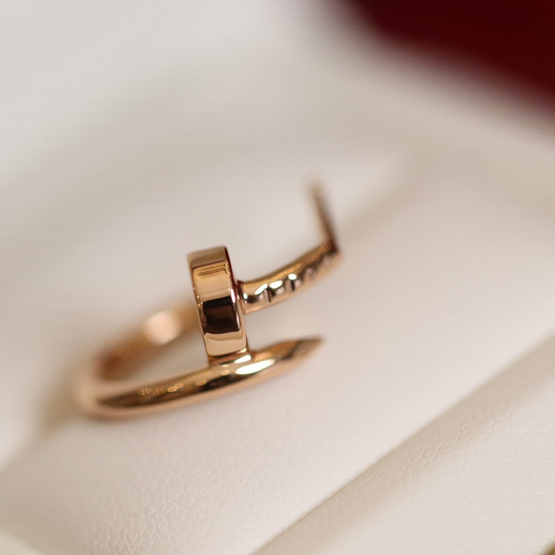 [CharmAmor]JUSTE EARRINGS PINK GOLD