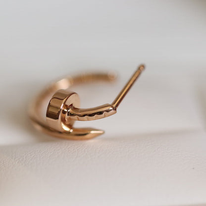[CharmAmor]JUSTE EARRINGS PINK GOLD