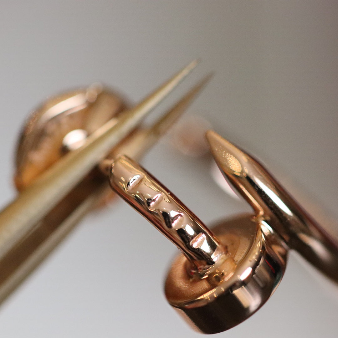 [CharmAmor]JUSTE EARRINGS PINK GOLD