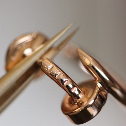 [CharmAmor]JUSTE EARRINGS PINK GOLD