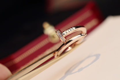 [CharmAmor]JUSTE RING 2.65MM PINK GOLD DIAMOND