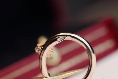 [CharmAmor]JUSTE RING 2.65MM PINK GOLD DIAMOND