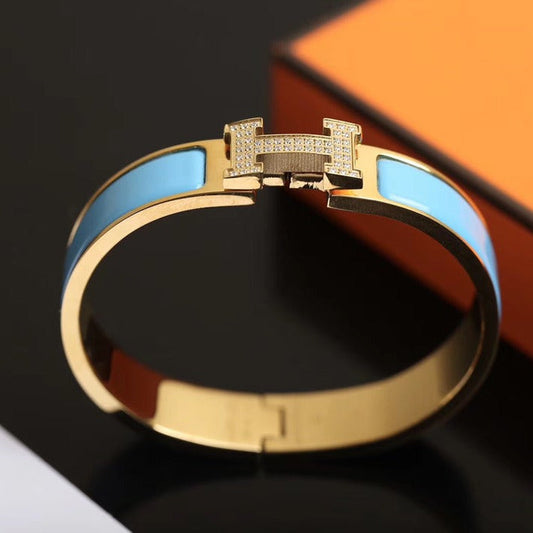 [CharmAmor]H CLOUD BLUE BRACELET GOLD DIAMOND