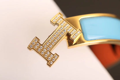 [CharmAmor]H CLOUD BLUE BRACELET GOLD DIAMOND