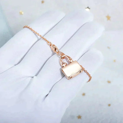[CharmAmor]AMULETTE PEDANT ROSE GOLD NECKLACE