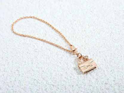 [CharmAmor]AMULETTE PEDANT ROSE GOLD NECKLACE