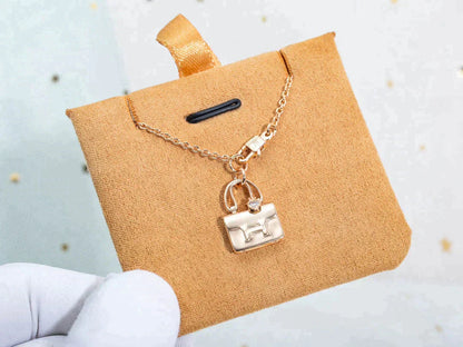 [CharmAmor]AMULETTE PEDANT ROSE GOLD NECKLACE