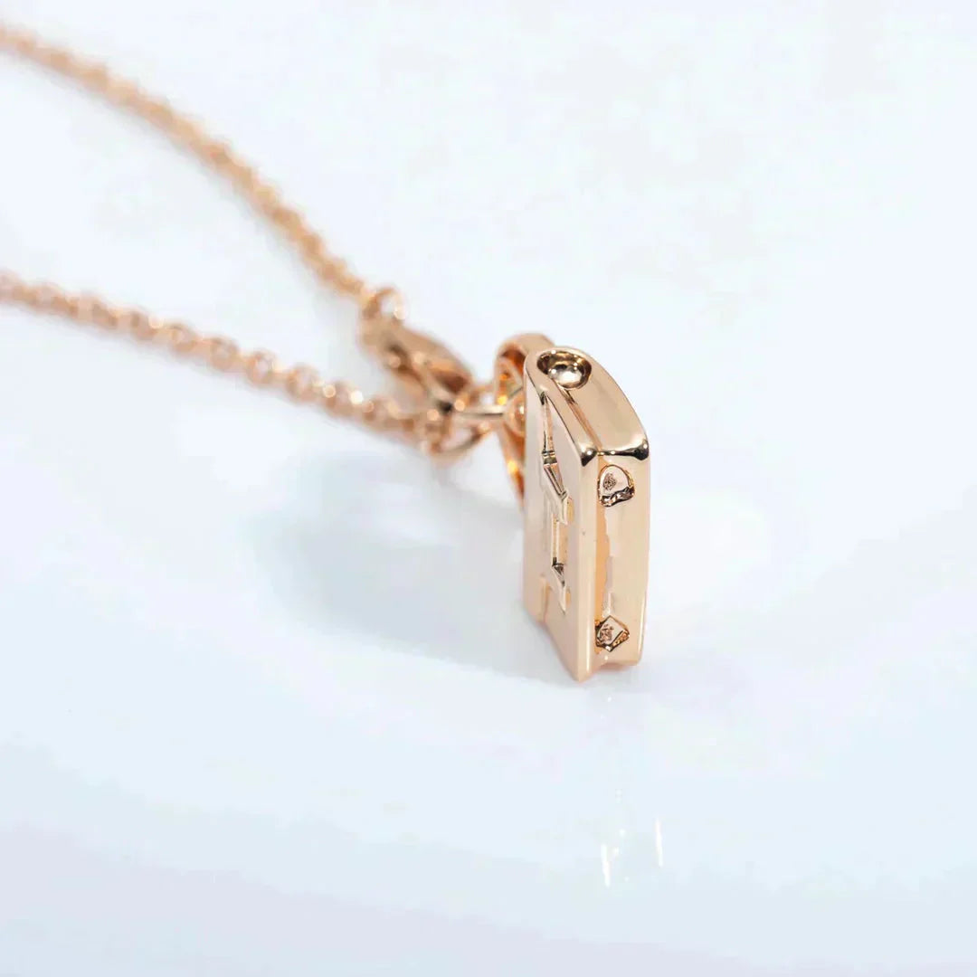 [CharmAmor]AMULETTE PEDANT ROSE GOLD NECKLACE