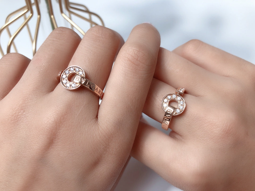 [CharmAmor]DREAM RING DIAMOND PINK GOLD