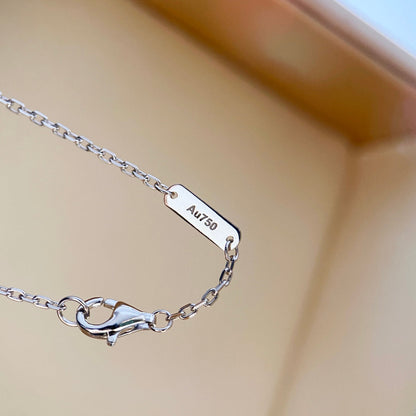 [CharmAmor]CLOVER DIAMOND NECKLACE SILVER