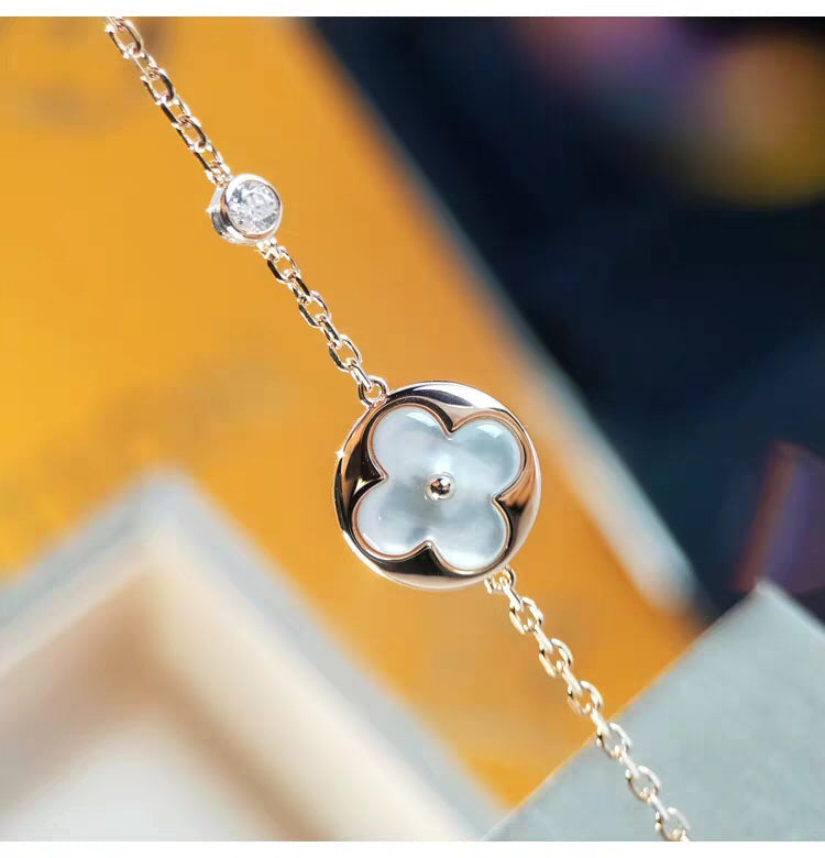 [CharmAmor]SUN MOP GOLD 1 DIAMOND NECKLACE