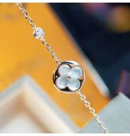 [CharmAmor]SUN MOP GOLD 1 DIAMOND NECKLACE