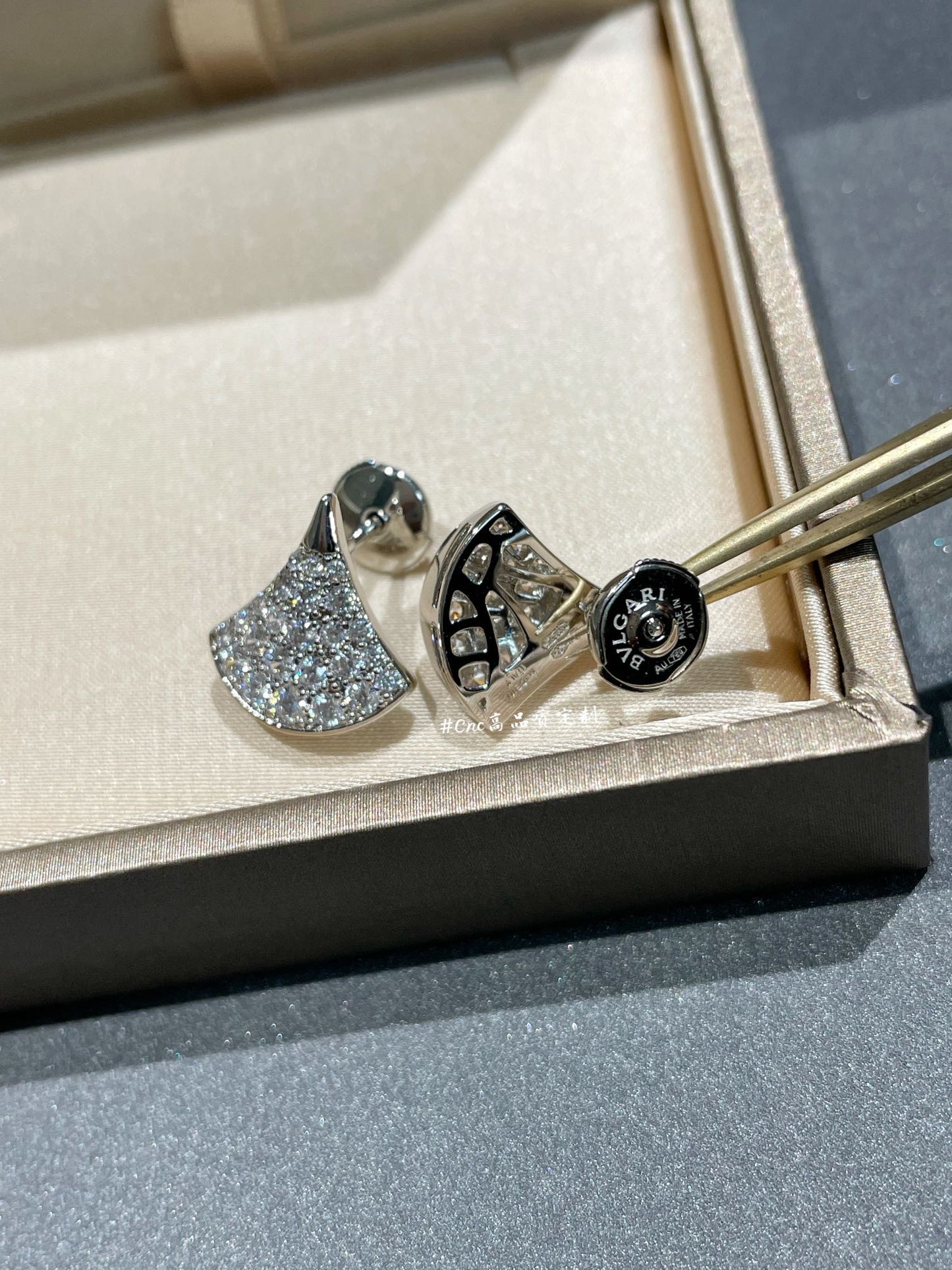 [CharmAmor]DREAM STUD EARRINGS DIAMOND