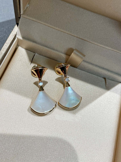 [CharmAmor]DREAM MOP 1 DIAMOND EARRINGS