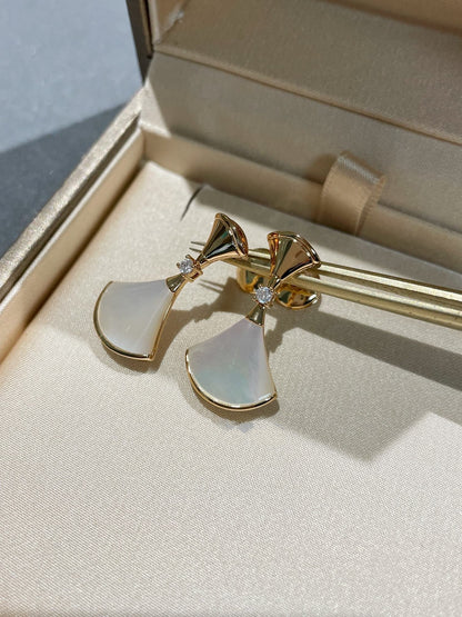 [CharmAmor]DREAM MOP 1 DIAMOND EARRINGS