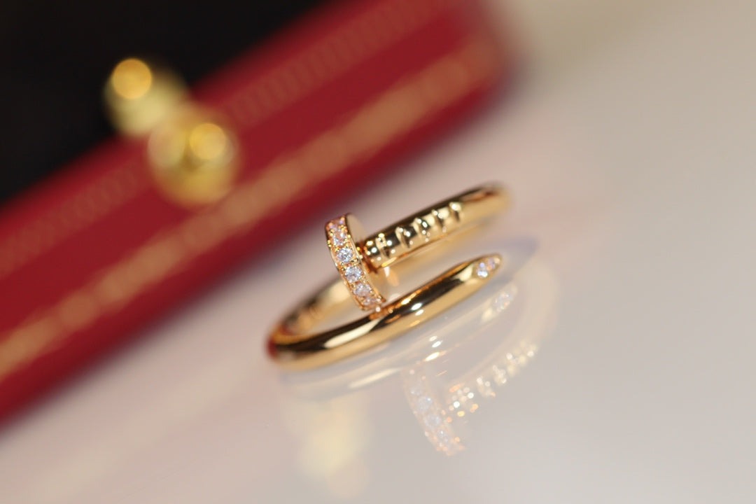 [CharmAmor]JUSTE RING 2.65MM GOLD DIAMOND