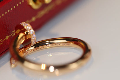 [CharmAmor]JUSTE RING 2.65MM GOLD DIAMOND