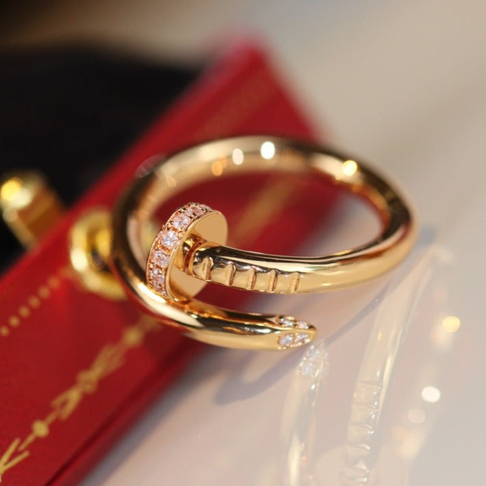 [CharmAmor]JUSTE RING 2.65MM GOLD DIAMOND