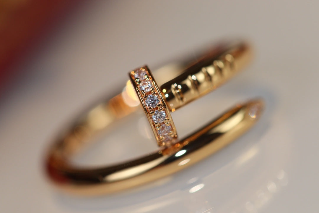[CharmAmor]JUSTE RING 2.65MM GOLD DIAMOND