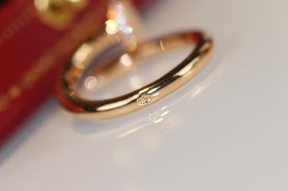 [CharmAmor]JUSTE RING 2.65MM GOLD DIAMOND