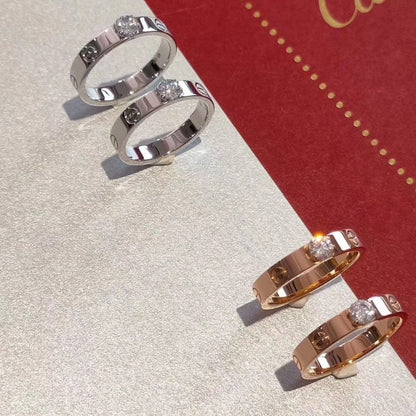 [CharmAmor]LOVE RING 3.6MM 1 BIG DIAMOND