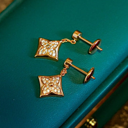 [CharmAmor]STAR DIAMONDS EARRINGS GOLD