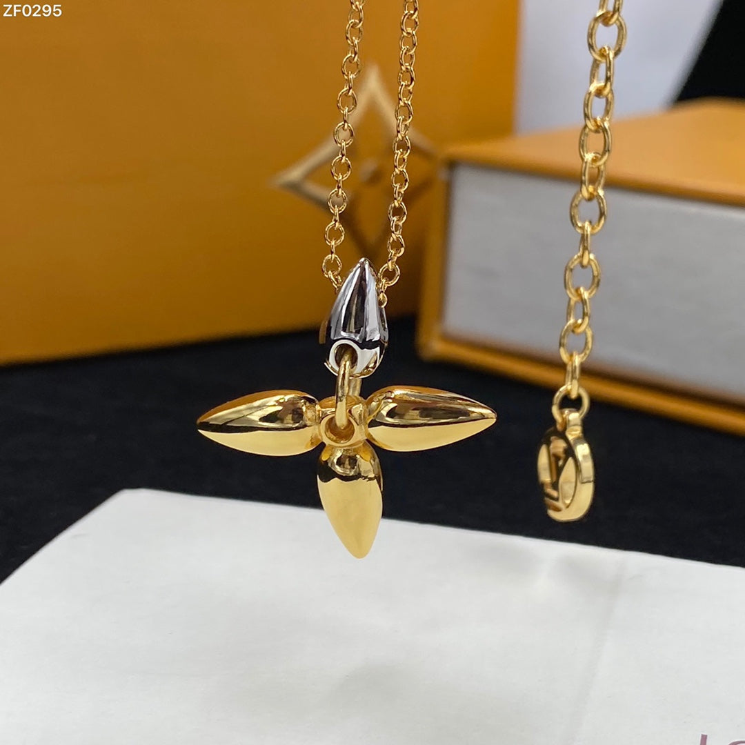 [CharmAmor]LOUISETTE PEDANT GOLD NECKLACE