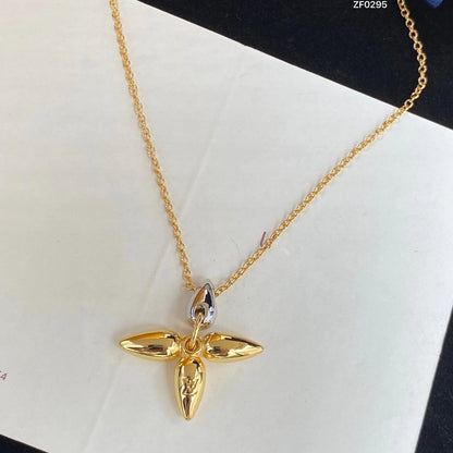 [CharmAmor]LOUISETTE PEDANT GOLD NECKLACE
