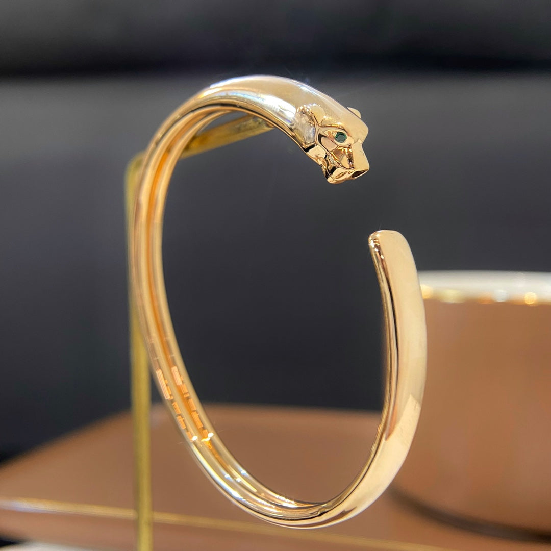 [CharmAmor]PANTHERE GOLD OPEN BRACELET